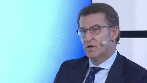 El líder del Partido Popular, Alberto Núñez Feijóo El líder del Partido Popular, Alberto Núñez Feijóo