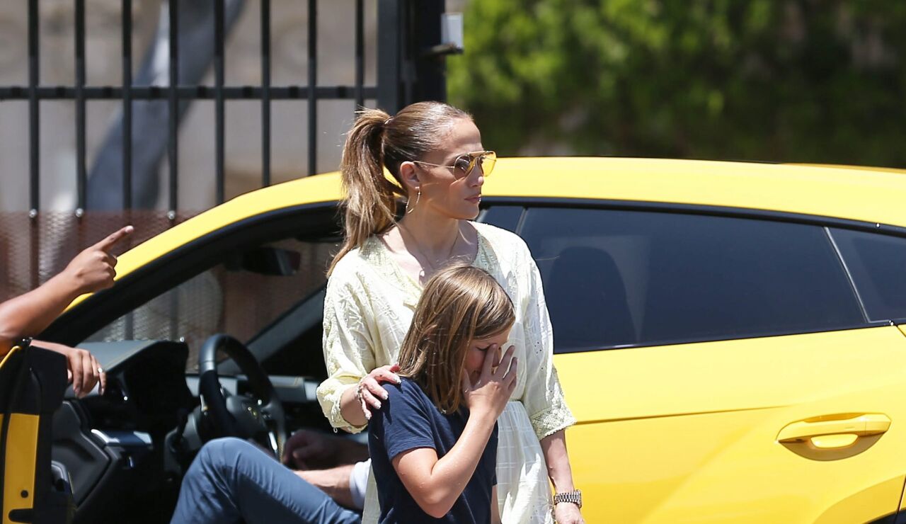 Jennifer Lopez con el hijo de Ben Affleck