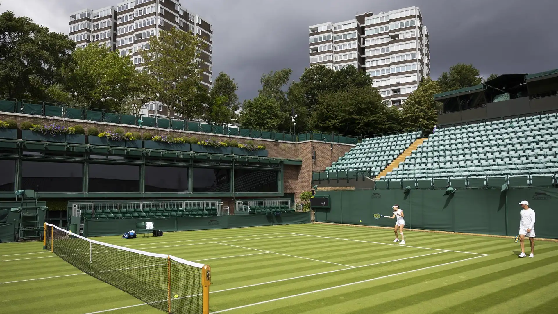Entrenamientos antes del inicio de Wimbledon
