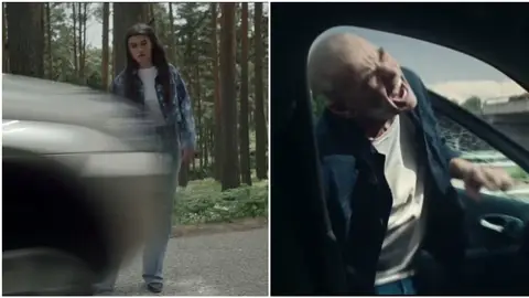 El atropello de Amaia y Eduard Fernández El atropello de Amaia y Eduard Fernández