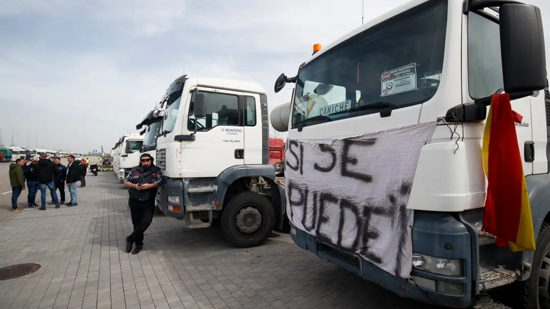 Imagen de camioneros Imagen de camioneros