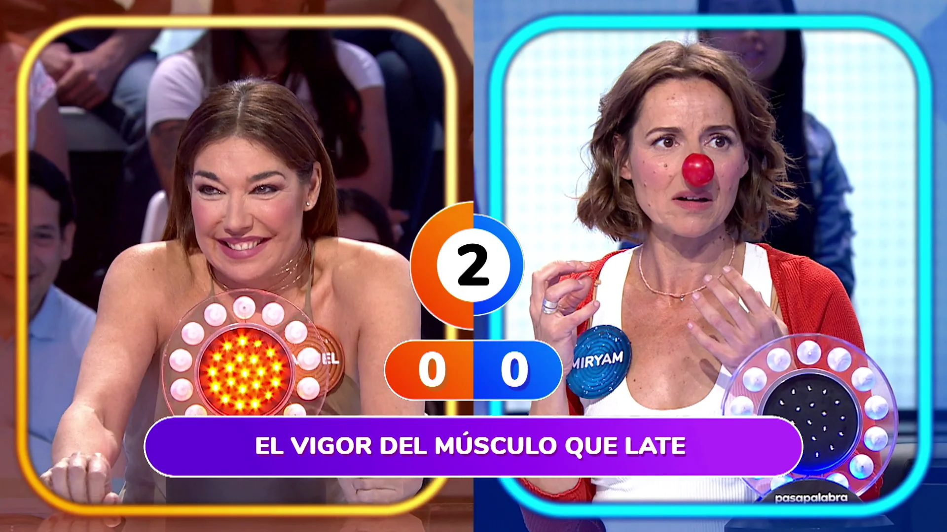 Raquel Revuelta y Miryam Gallego perdidas en &lsquo;La pista&rsquo; ante una conocida canci&oacute;n de Alejandro Sanz
