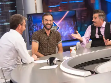 Agustín Jiménez sorprende a Pablo Motos con su podcast: "Lo cuento y parece que es trola..." Agustín Jiménez sorprende a Pablo Motos con su podcast: "Lo cuento y parece que es trola..."