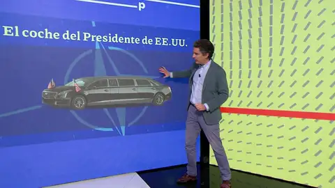 El coche del presidente de EEUU. El coche del presidente de EEUU.