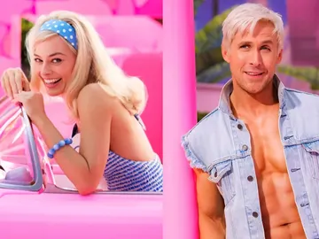 Margot Robbie y Ryan Gosling en 'Barbie' Margot Robbie y Ryan Gosling en 'Barbie'