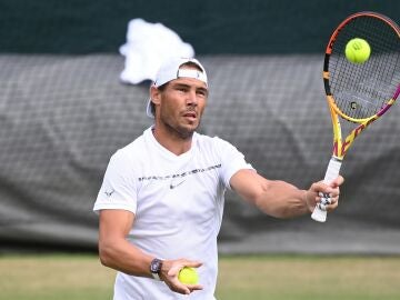 Rafa Nadal, en Wimbledon