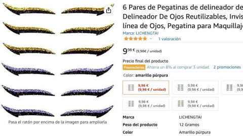 Pegatina eyeliner