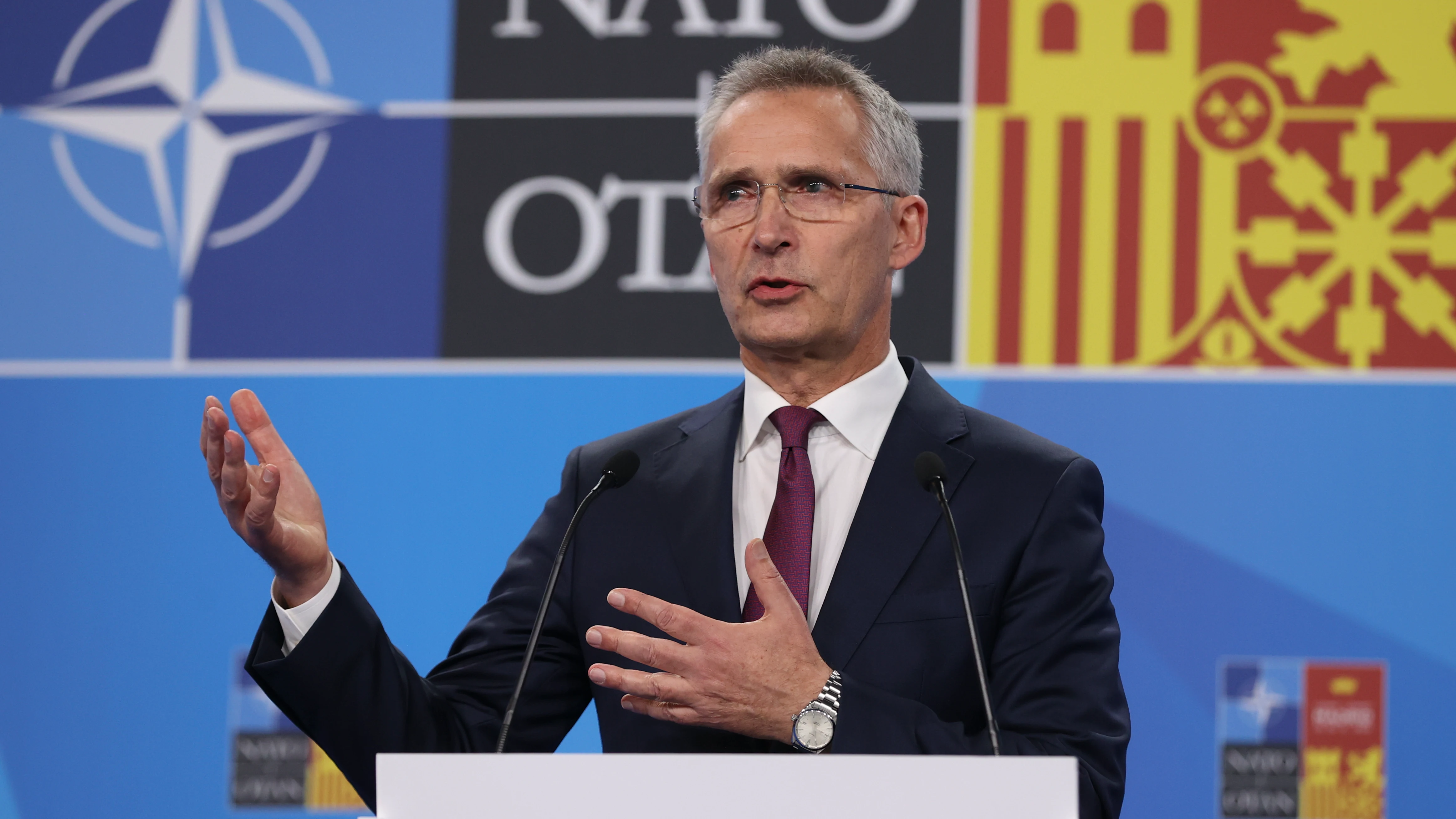 El secretario general de la OTAN, Jens Stoltenberg