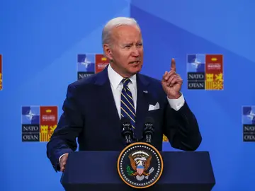 Joe Biden en el cierre de la cumbre de la OTAN: &quot;Si atacan a uno, nos estarán atacando a todos&quot; 