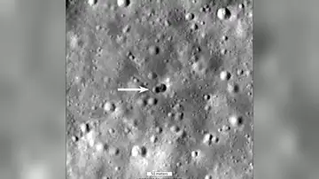 Cráter de la cara oculta de la Luna 