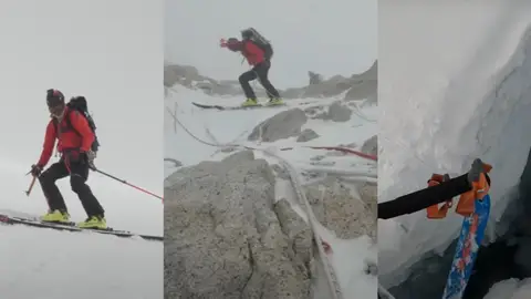 Adrian Ballinger logra el primer descenso con esquís del Makalu, un coloso de 8.463 metros Adrian Ballinger logra el primer descenso con esquís del Makalu, un coloso de 8.463 metros