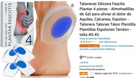 Taloneras para evitar la fascitis plantar Taloneras para evitar la fascitis plantar