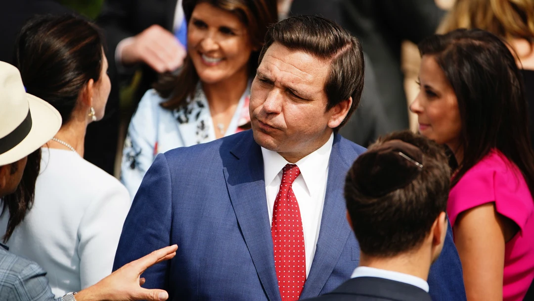 El gobernador de Florida, Ron DeSantis El gobernador de Florida, Ron DeSantis