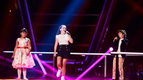 Carmen Ranea, Emilio Díaz y Francheska Cruz desatan la locura con ‘Tú me dejaste de querer’ en ‘La Voz Kids’ Carmen Ranea, Emilio Díaz y Francheska Cruz desatan la locura con ‘Tú me dejaste de querer’ en ‘La Voz Kids’