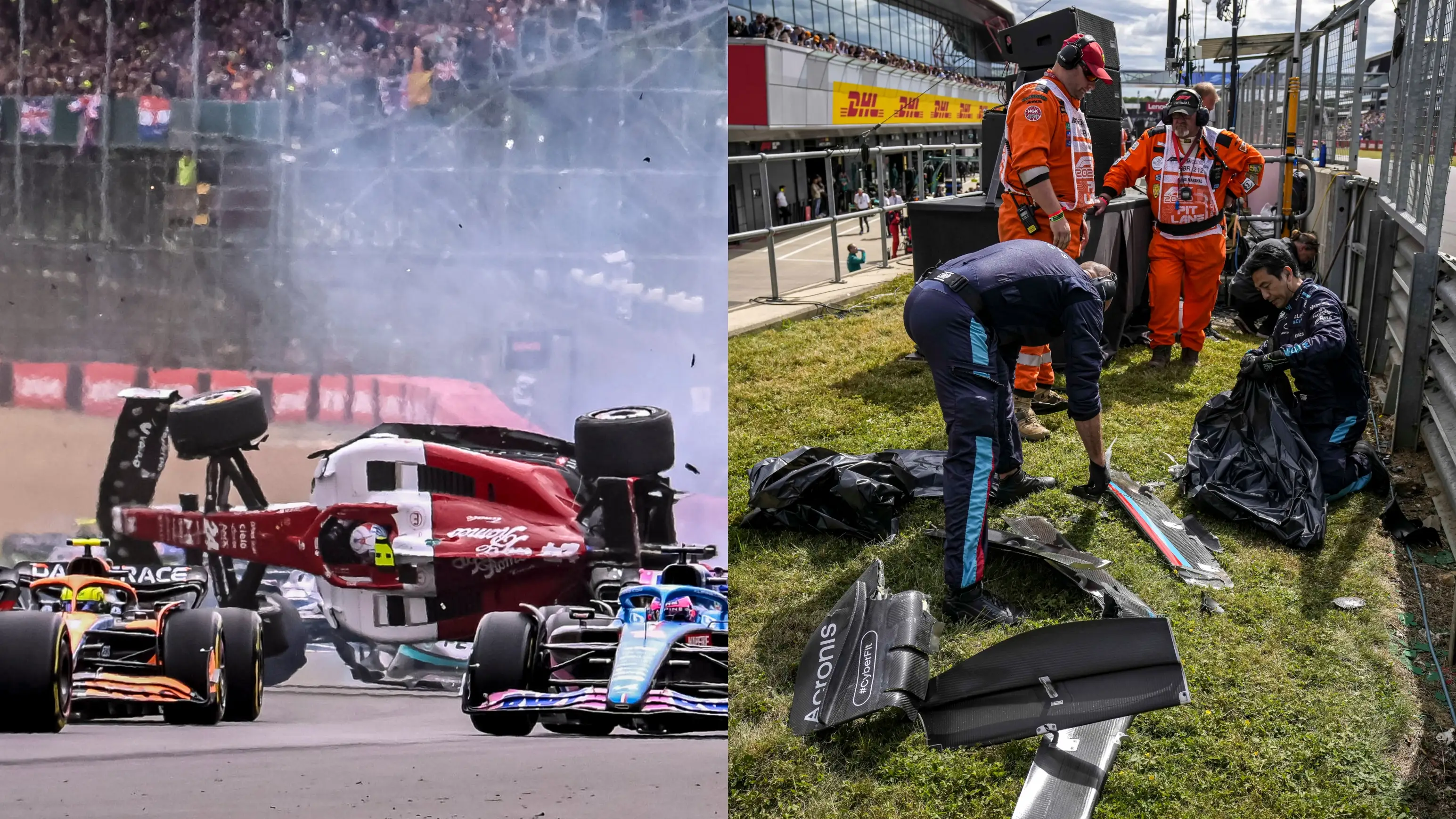Guanyu Zhou relata su terrible accidente en Silverstone Guanyu Zhou relata su terrible accidente en Silverstone