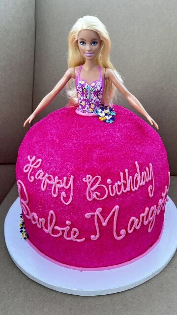 La tarta Margot Robbie en 'Barbie'