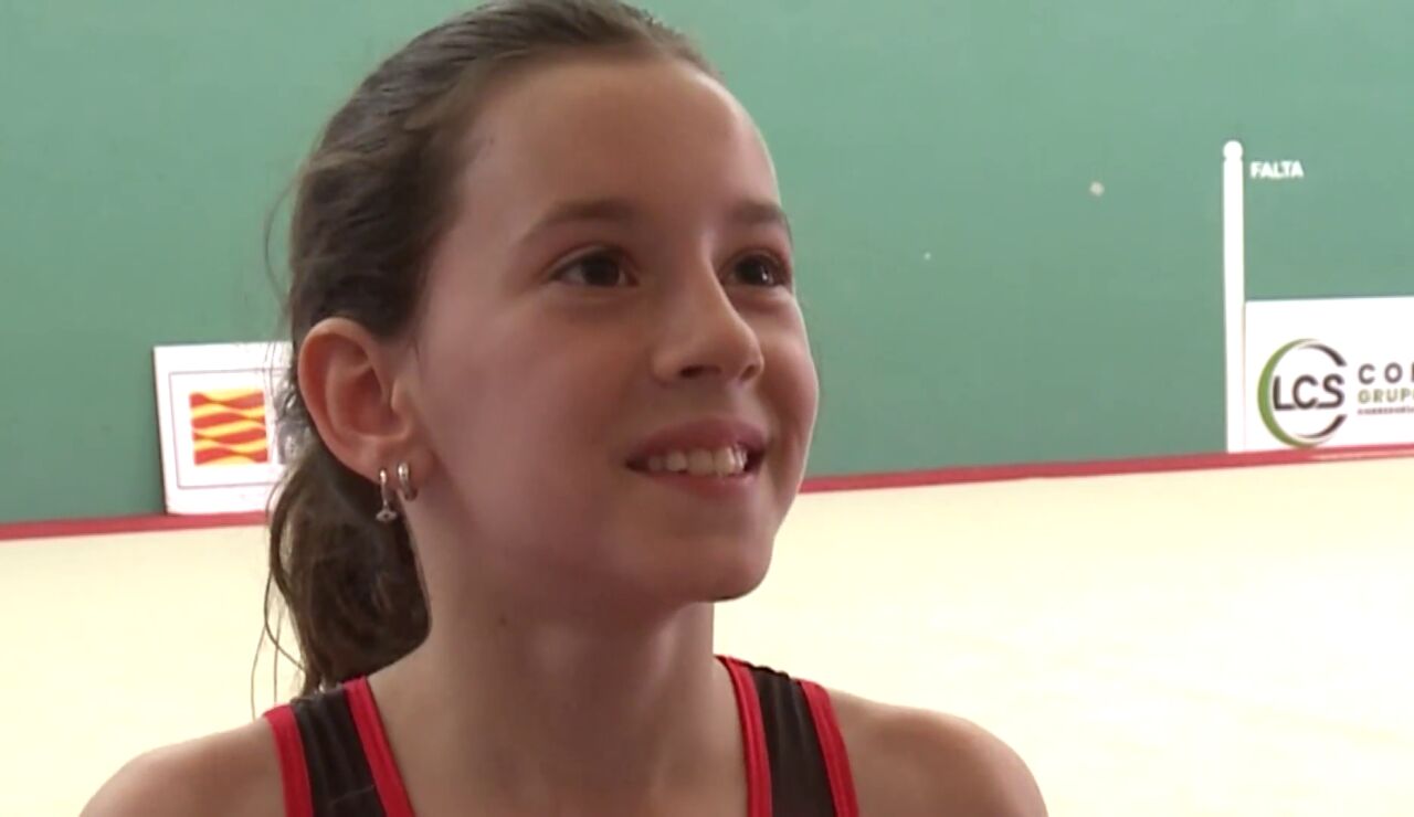Diana Hidalgo marca un hito en la gimnasia española al competir frente a chicos