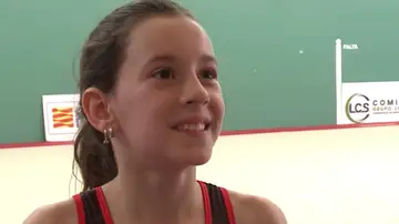 Diana Hidalgo marca un hito en la gimnasia española al competir frente a chicos