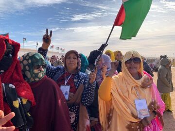 arias mujeres acuden al XV Congreso del Frente Polisario