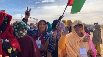 arias mujeres acuden al XV Congreso del Frente Polisario
