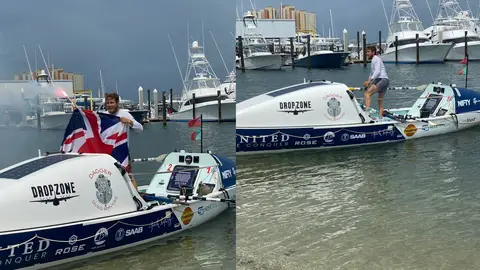 Jack Jarvis, el soldado británico que ha logrado ser el primero en cruzar el Atlético a remo sin ayuda Jack Jarvis, el soldado británico que ha logrado ser el primero en cruzar el Atlético a remo sin ayuda