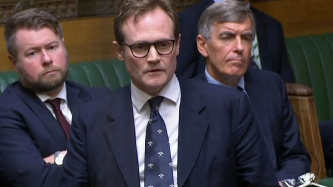 Tom Tugendhat, el primer politico conservador que se postula para sustituir a Boris Johnson Tom Tugendhat, el primer politico conservador que se postula para sustituir a Boris Johnson