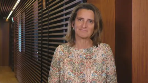 La ministra Teresa Ribera La ministra Teresa Ribera