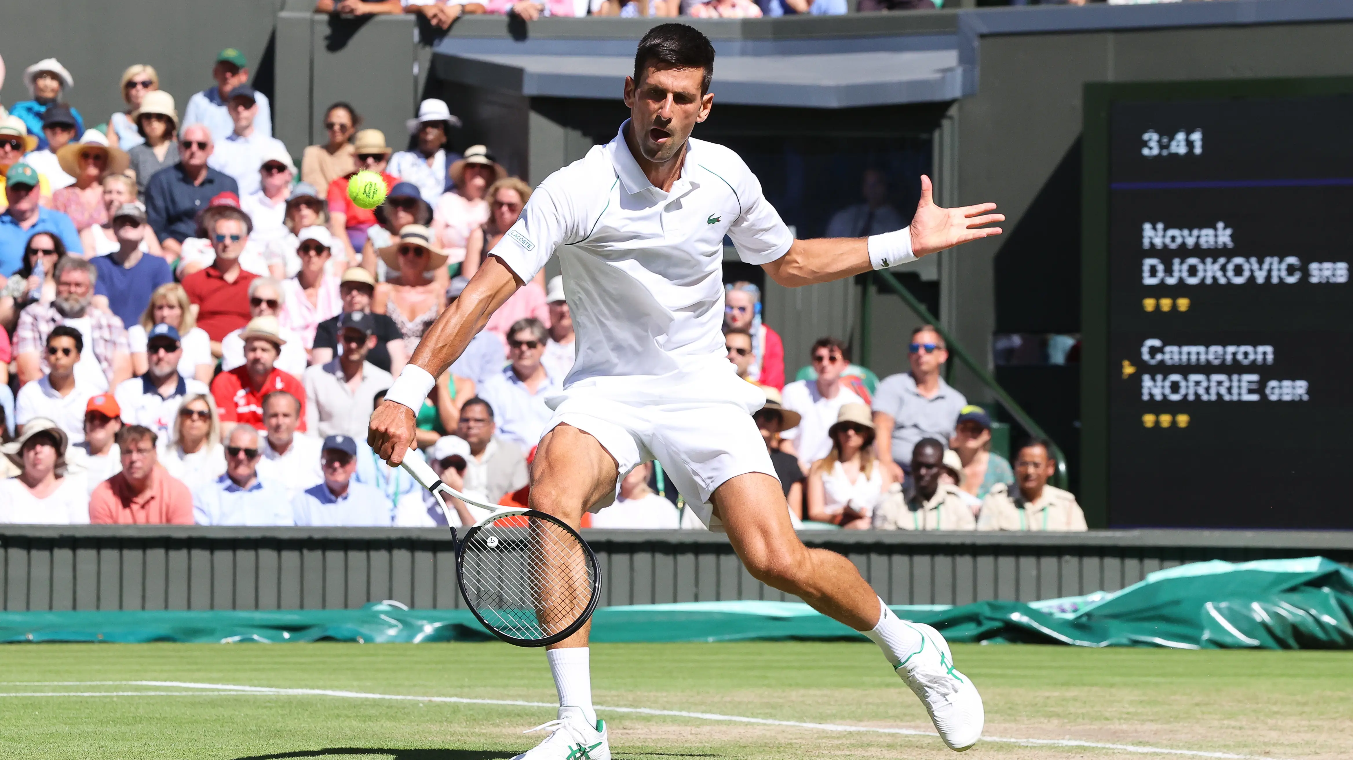 Djokovic supera a Norrie y se cita con Kyrgios en la final de Wimbledon Djokovic supera a Norrie y se cita con Kyrgios en la final de Wimbledon