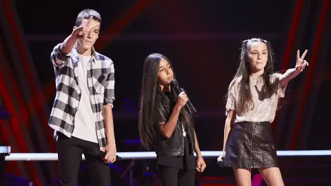 Zoe, Shariff y Diego, pura adrenalina interpretando ‘Believer’ en las Batallas de ‘La Voz Kids’ Zoe, Shariff y Diego, pura adrenalina interpretando ‘Believer’ en las Batallas de ‘La Voz Kids’