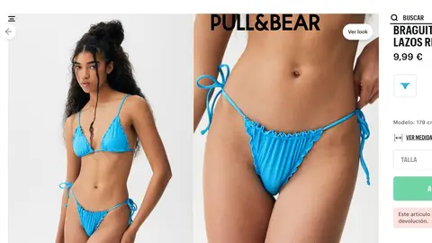 Bikini triángulo azul Bikini triángulo azul