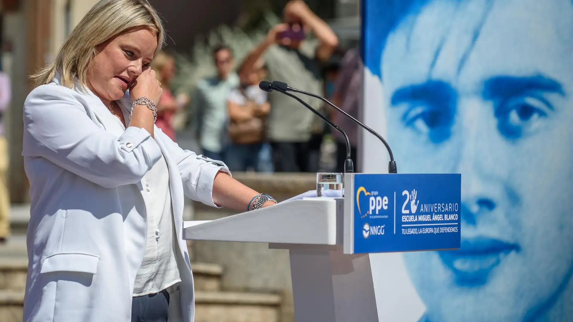 Mari Mar Blanco, hermana del concejal del PP Miguel Ángel Blanco Mari Mar Blanco, hermana del concejal del PP Miguel Ángel Blanco