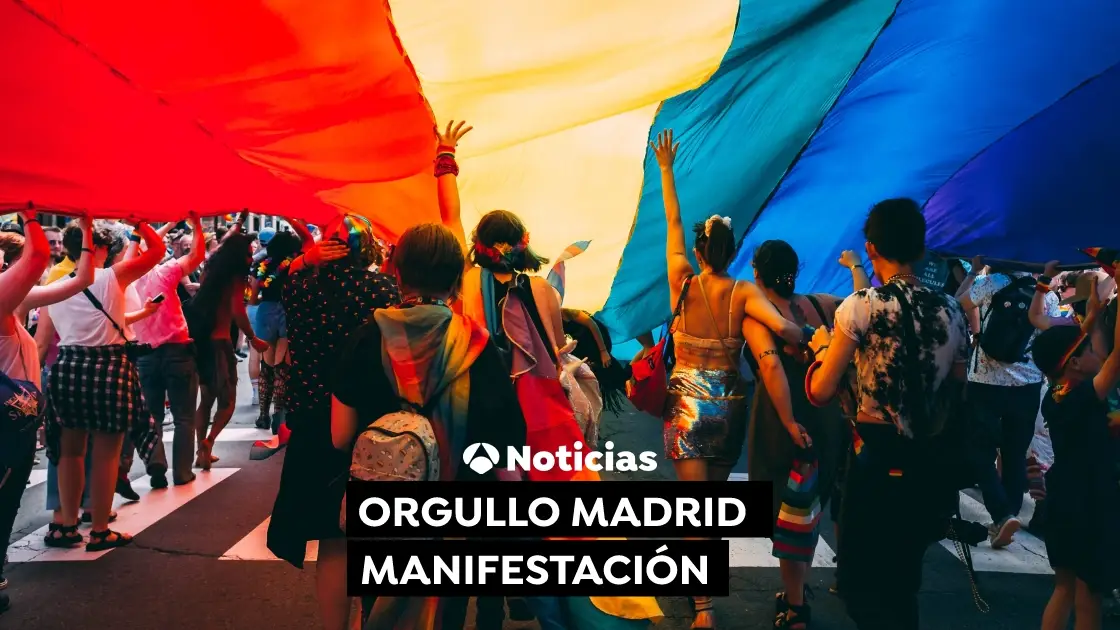 Manifestación Orgullo Madrid 2022: Desfile en directo Manifestación Orgullo Madrid 2022