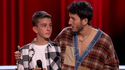 Las emotivas lágrimas de Diego Pulido al despedirse de Sebastián Yatra en ‘La Voz Kids’: “Me ha gustado mucho estar en su equipo” Las emotivas lágrimas de Diego Pulido al despedirse de Sebastián Yatra en ‘La Voz Kids’: “Me ha gustado mucho estar en su equipo”