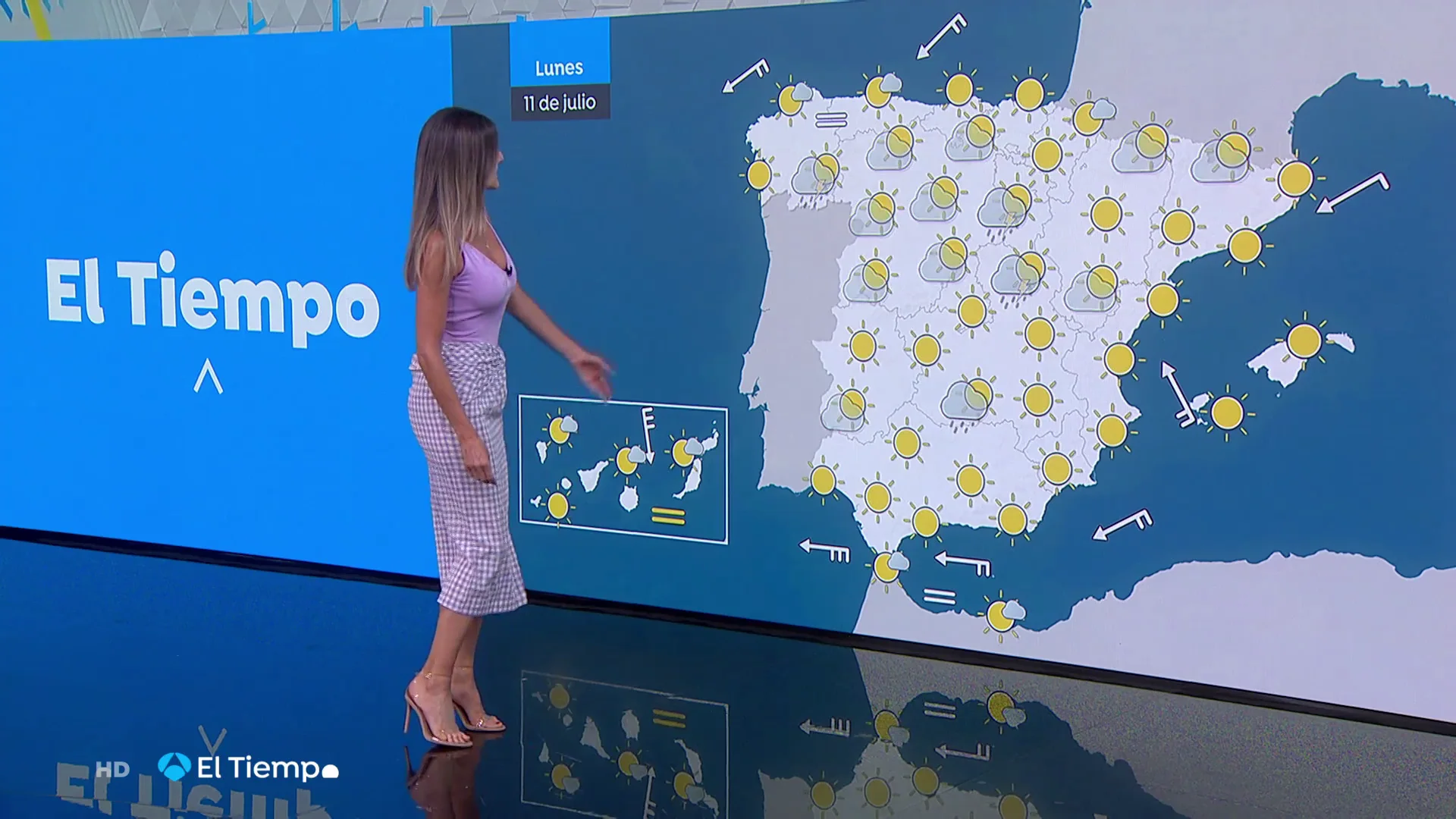 Tu Tiempo (10-07-22) Final de semana con mucho calor en Canarias, Andaluc&iacute;a, Galicia y Extremadura