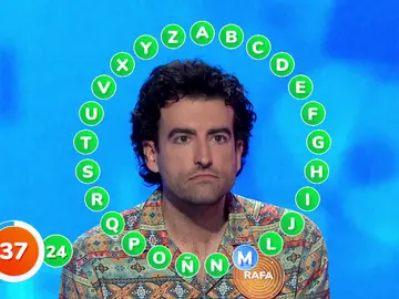Una palabra separa a Rafa de 1.264.000 euros en 'Pasapalabra'... ¿Conseguirá dar con ella? Una palabra separa a Rafa de 1.264.000 euros en 'Pasapalabra'... ¿Conseguirá dar con ella?