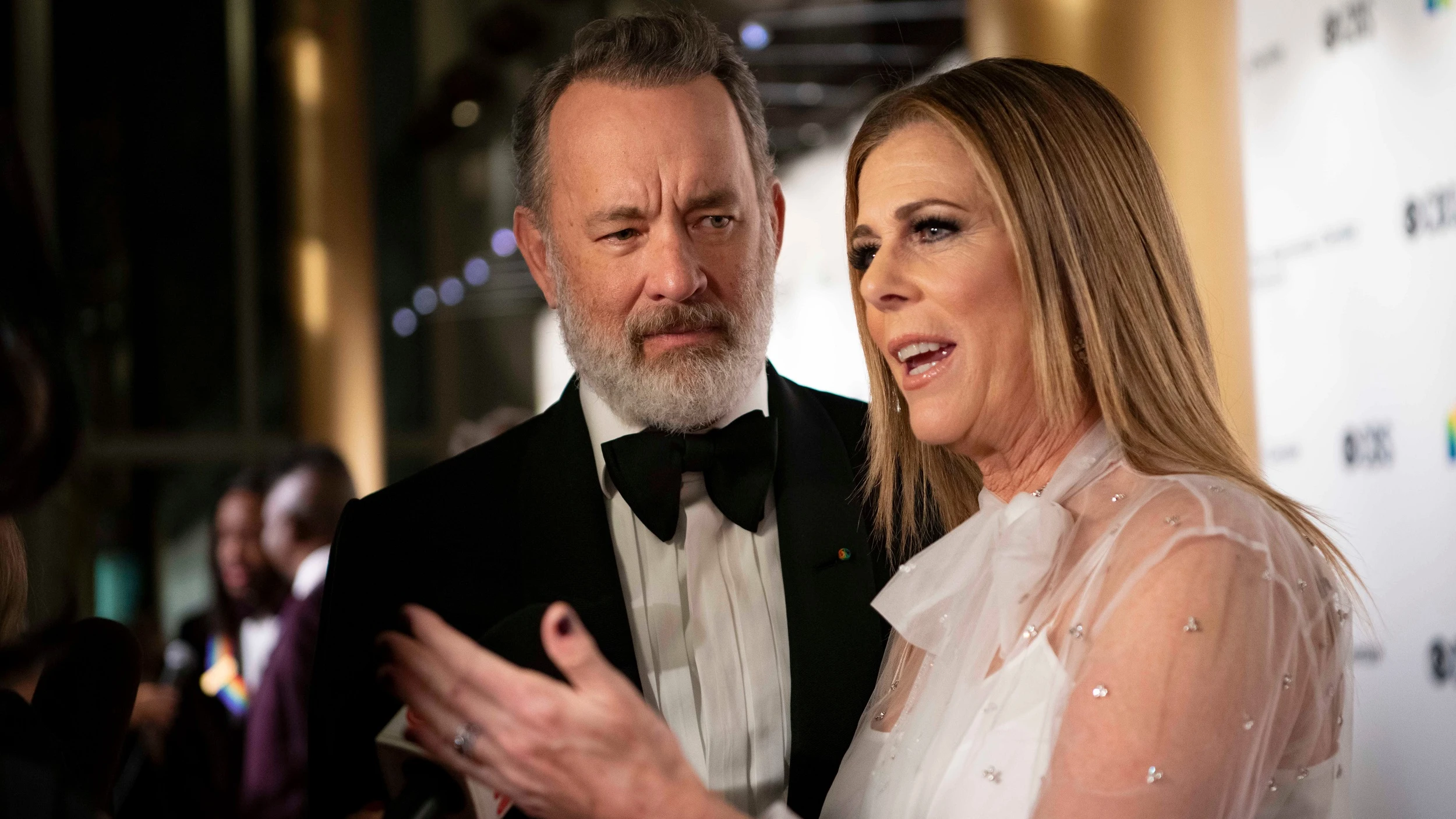 Tom Hanks y su mujer Rita Wilson