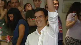 Pedro Sánchez gana las primarias del PSOE en 2014
