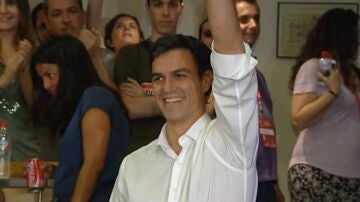 Pedro S&aacute;nchez gana las primarias del PSOE en 2014