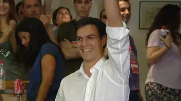 Pedro Sánchez gana las primarias del PSOE en 2014 Pedro Sánchez gana las primarias del PSOE en 2014