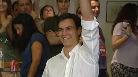 Pedro Sánchez gana las primarias del PSOE en 2014 Pedro Sánchez gana las primarias del PSOE en 2014