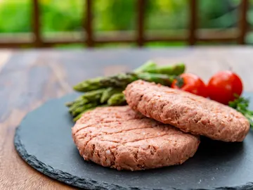 Hamburguesas de "carne" vegetal Hamburguesas de "carne" vegetal
