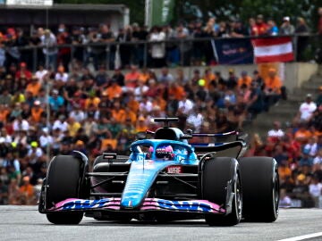 Fernando Alonso, en acción en el Red Bull Ring