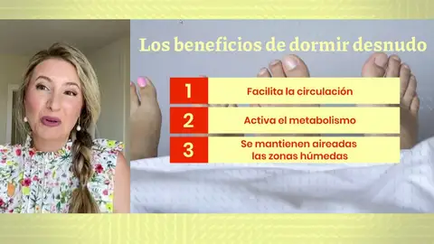 Los beneficios de dormir desnudo. Los beneficios de dormir desnudo.