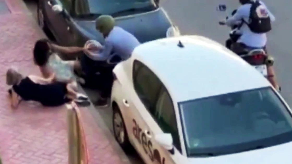 V&iacute;deo de un atraco en Marbella