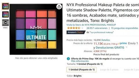 Paleta NYX Paleta NYX