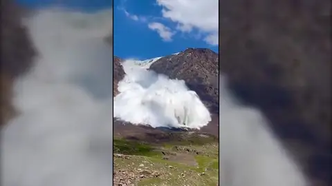 La expedición detrás del alud del glaciar de Kirguistán La expedición detrás del alud del glaciar de Kirguistán