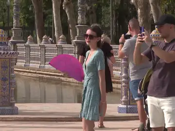 La ola de calor afecta a Sevilla 