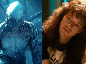 Jamie Campbel como Vecna y Joe Quinn como Eddie en la temporada 4 de 'Stranger Things' Jamie Campbel como Vecna y Joe Quinn como Eddie en la temporada 4 de 'Stranger Things'