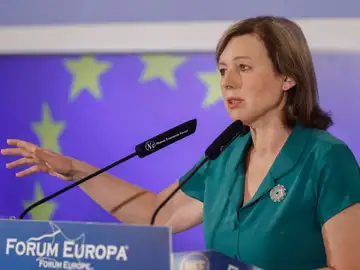 Imagen de archivo de la vicepresidenta de la Comisión Europea y responsable de valores y transparencia, Vera Jourová