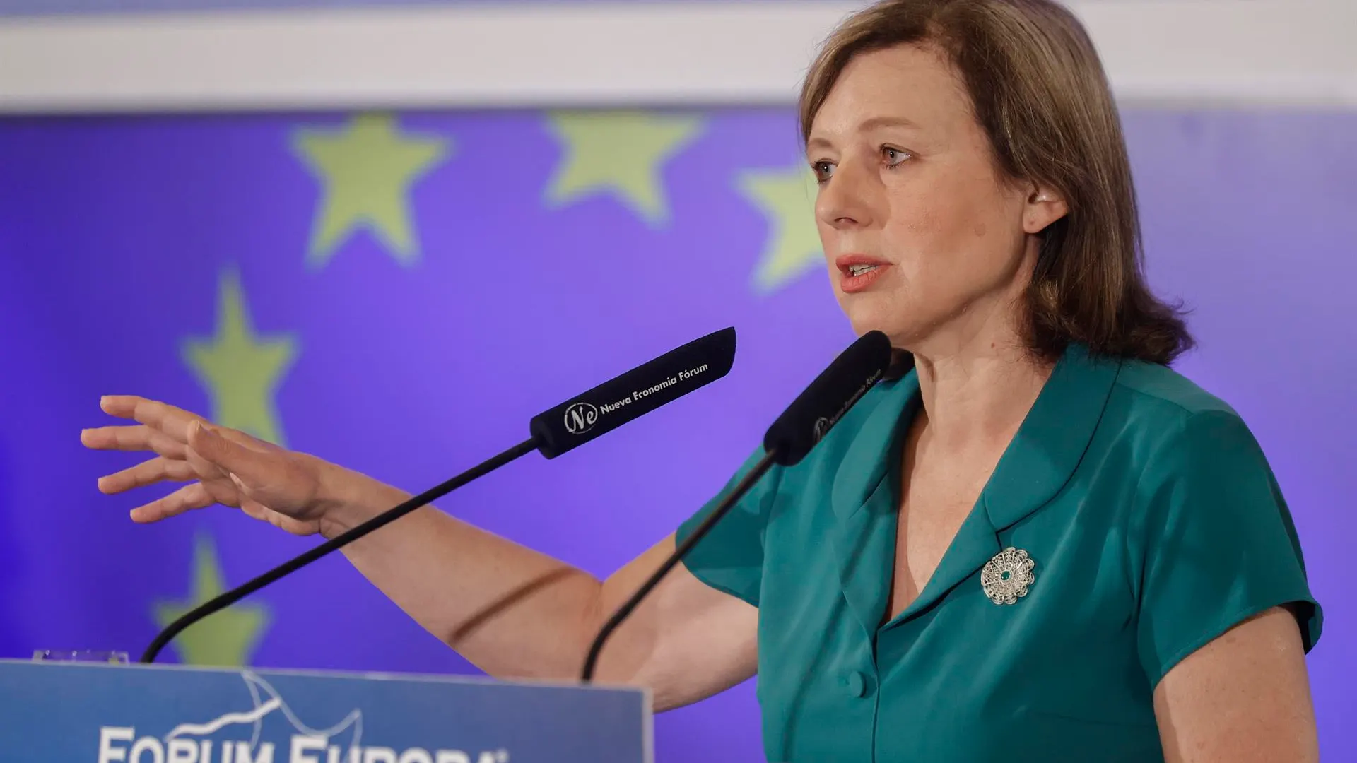 Imagen de archivo de la vicepresidenta de la Comisión Europea y responsable de valores y transparencia, Vera Jourová Imagen de archivo de la vicepresidenta de la Comisión Europea y responsable de valores y transparencia, Vera Jourová